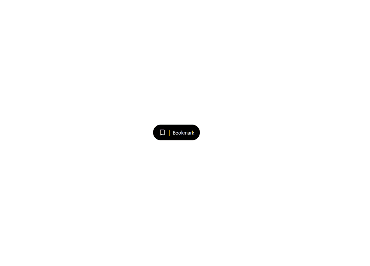 Animated Bookmark Button React Framer Motion