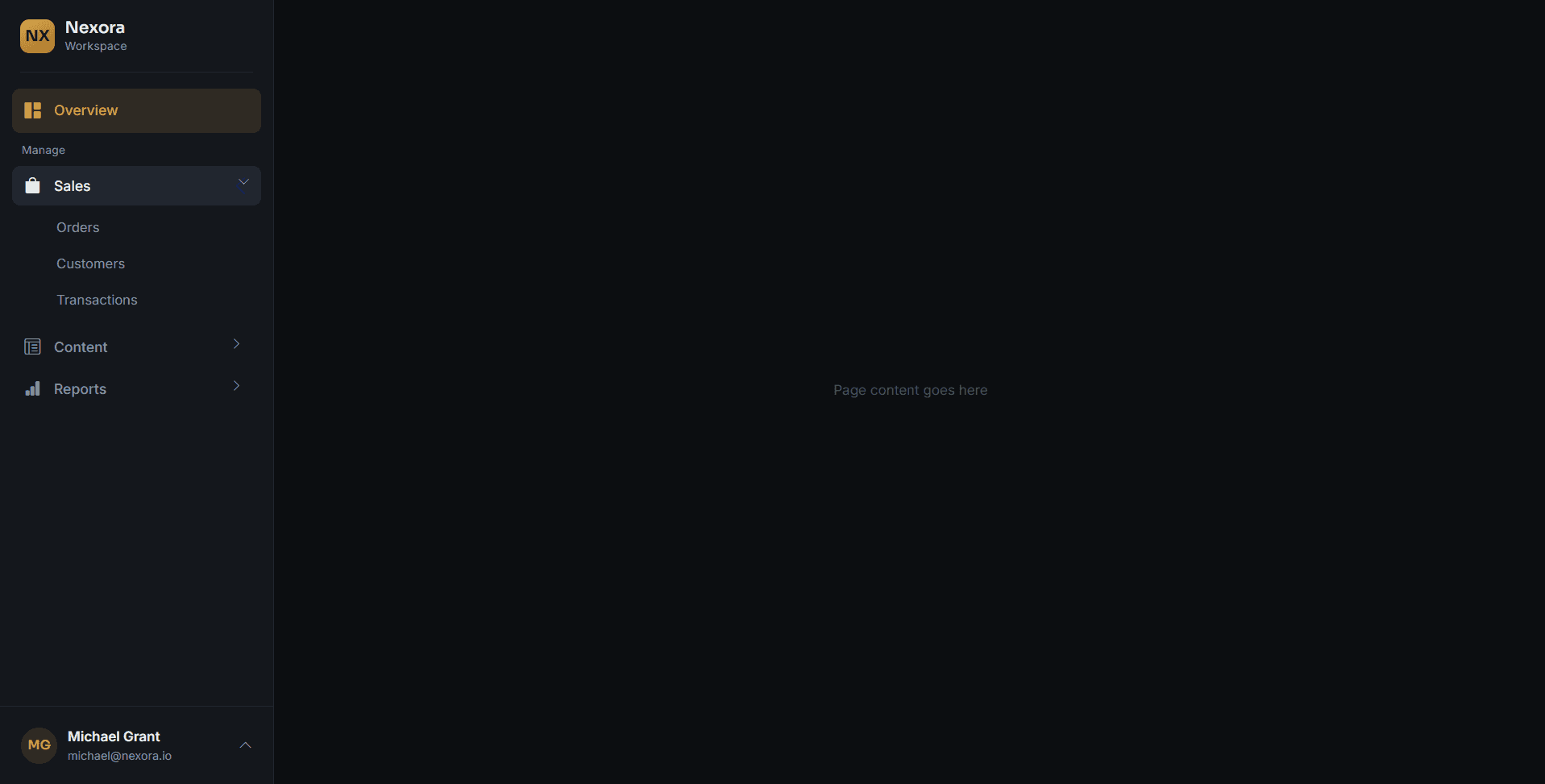 Dashboard Sidebar - HTML CSS Bootstrap