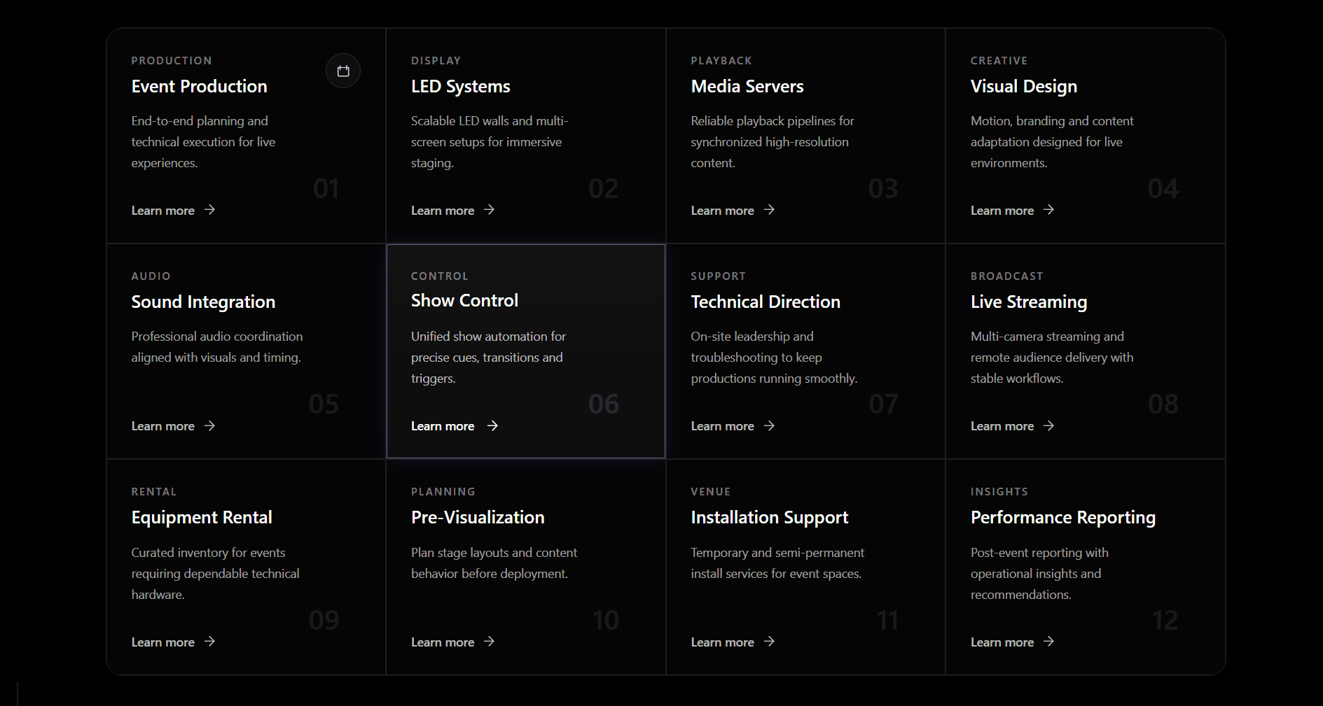 Animated Cards Grid Component - Next.js Tailwind CSS - NEXTJS component preview