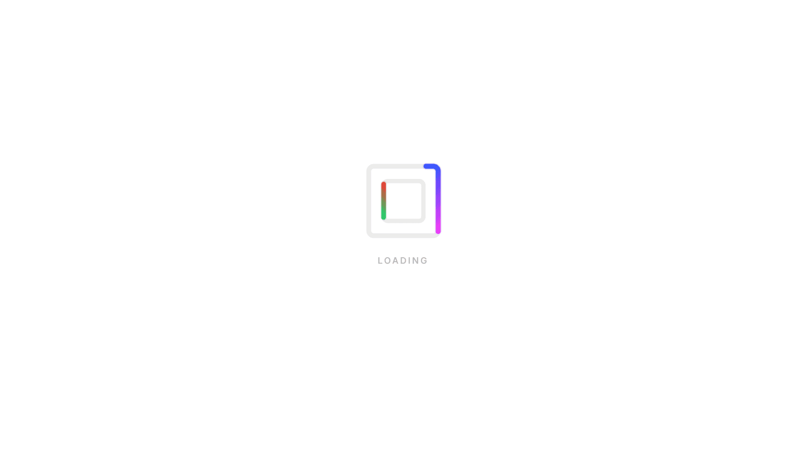 Animated Loop Loader - React JS Loading Spinner - REACT component preview